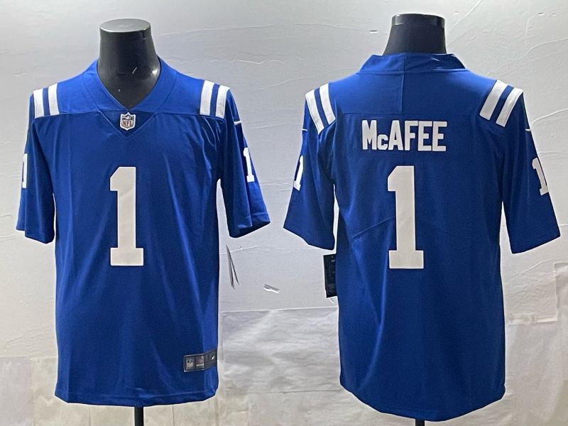 Men 2025 Nike Indianapolis Colts #1 Mcafee Blue Limited NFL Jersey 01->indianapolis colts->NFL Jersey